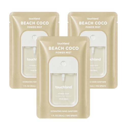 Touchland Hand Sanitizer Spray Beach Coco Trio - 3 x 1 FL OZ