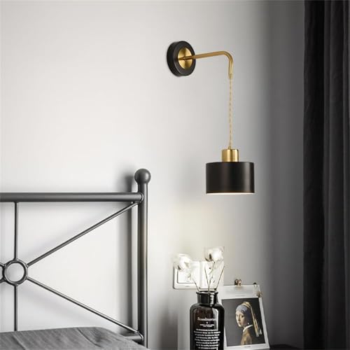 Luz de pared E27 para pasillo moderno que ilumina zonas oscuras sin usar cables 2