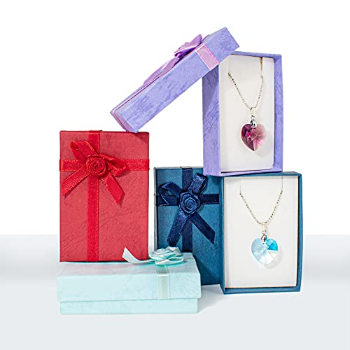 Mascot Crystal Delight October Opal Birthstone Necklace - Heart Pendant Swarovski Crystal, 18" #TOP3