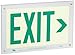Safe Glow Photoluminescent Exit Sign, "EXIT" with Right Arrow Symbol, 14-5/8" Length x 9-1/2" Width x 1/4 " Height, Wall Mount (Pack of 1)