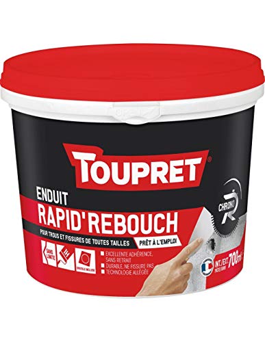 Enduit de rebouchage rapide sans retrait Toupret pâte 700 ml - 2