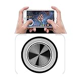 joystick iphone 5 ✔ Mueva el joystick: utiliza un material elástico especial para mejorar la superficie de adsorción, la palanca de mando se puede fijar en cualquier superficie PC teléfono y la tableta móvil, tiene una excelente capacidad de pegar, puede girar el teléfono todavía está atascado en la pantalla 360 °, no lo hará rayar la pantalla táctil. Se puede quitar fácilmente sin dejar rayas o residuos ..