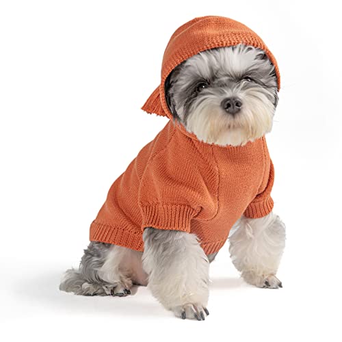 Furryilla Red Small Dog Sweaters Dog Hoodies For Small Dogs With Leash Hole,Xxs Dog Sweater Dog Christmas Fleece Sweater Coat For Small Chilly Dogs As Chihuahua Yorkie,Cat Apparel #TOP1