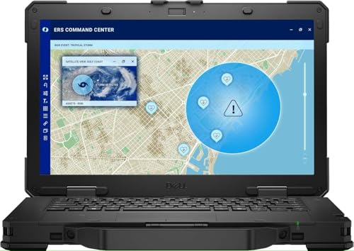 Image of Dell Pro Rugged 14 inch Touch Laptop, FHD 1920x1080 LCD, Intel Core Ultra 5 135U 12-Core up to 4.4GHz, 32GB DDR5 RAM, 1TB NVMe SSD, Backlit Keyboard, HD RGB Camera, Windows 11 Pro