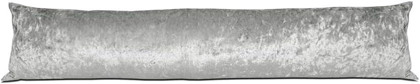 Draft Excluder - Energy Saving Door Draught Stopper - Under Long Draft Excluder; Door Stopper - Noise, Dust, Insulating Cushion Crushed Faux Suede - for Door & Window wind Blocker