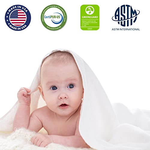 Dream On Me 3” Square Corner Playmat, Greenguard Gold Certified, Playtime Comfort, Reinforced Waterproof Vinyl Cover, Environment Safe Playmat #TOP4