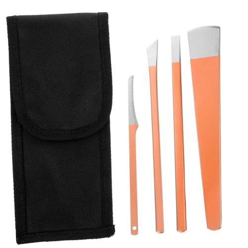 iplusmile Strumenti per Pedicure Attrezzi da Manicure Riutilizzabili Coltelli per Cuticole Strumento per Cura Piedi Rifinitura Cuticole Portatile