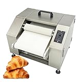 Yokoma Dough Toast Bread Moulding Machine Croissant Dough Shaping Machine Automatic Electric Croissant Forming Equipment, 15-80g Rolling Range and 2400-3600pcs/hour Capacity, 110V 60Hz