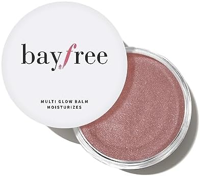 bayfree Mulit Glow Balm, Cream Blush for Cheeks, Blush Balm Face Makeup, Radiant Finish, Hydrating, Creamy, Lightweight & Blendable Color, Vegan & Cruelty-Free Face Balm, 0.63 Oz (Nude Gardenia)