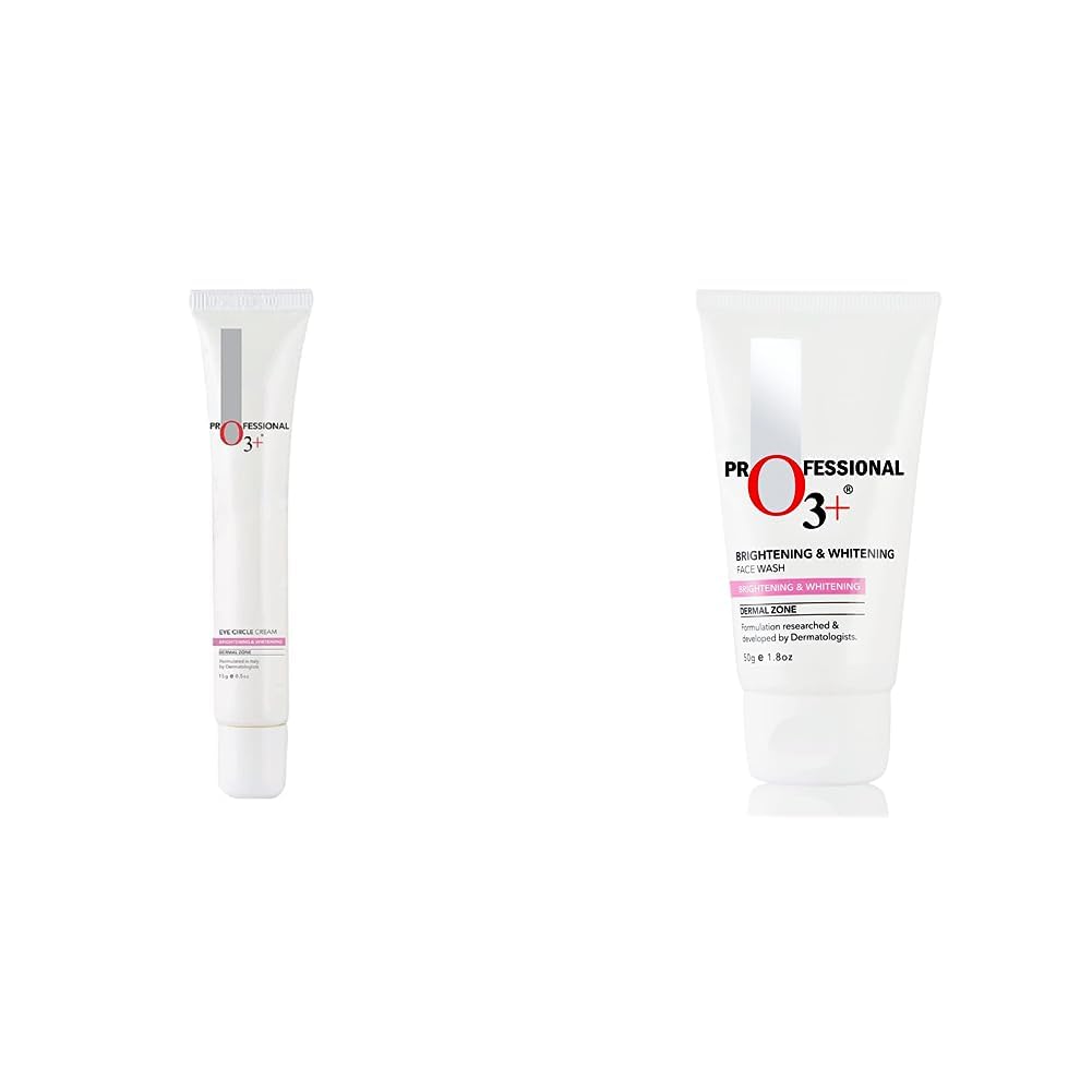 O3+ Eye Circle Cream - Brightening & Whitening for Dark Circles, 15g & O3+ Brightening and Whitening Face Wash, 50g Combo-image-11