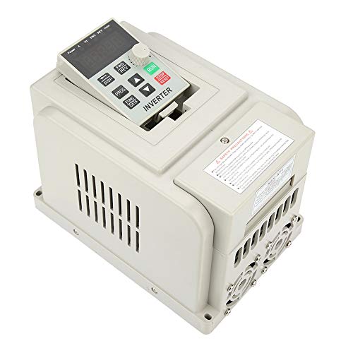Frequenzumrichter,VFD Frequenzumrichter Universal Einphasen-Motor Inverter Konverter 220V für 3-Phasen-2,2-kW-Wechselstrommotor