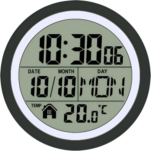 BEVZZ �h���o�X���[���f�W�^�����v�A�Ǌ|���ڊo�܂����v�ALCD�f�W�^���L�b�`�����v�A�d�r���A���x�Ǝ��x�\���A�z��/�}�O�l�b�g���p�B (�u���b�N) [���s�A���i]