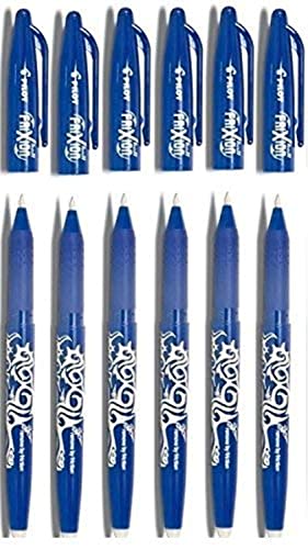 Penna Pilot Frixion Ball 0.7mm - Inchiostro Gel Cancellabile - Ricaricabile Blu - Foto 8