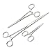 LAJA Imports Straight Jaw Stainless Steel Hemostats: 3.5