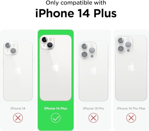 Image of SHINESTAR Clear Case for iPhone 14 Plus Compatible with Magnetic Charging- Premium Transparent Protective Cover with Enhanced Durability - Sleek and Slim Design - Blue Magsafe
