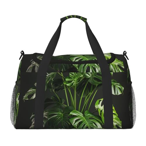 Monstera Deliciosa �o�i�i �p�[���v�����g �܂肽���ݎ� �L�����[�I�� �g�[�g ��e�� �n���h�L�����[�o�b�O ��s�@ �T���̋x�ɗp