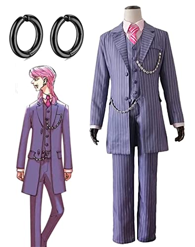 ［JIHUO］ コスプレ衣装 東京卍リベンジャーズ 三途春千夜 イヤリング付き 天竺 三途春千夜 コスプレ スーツ ...