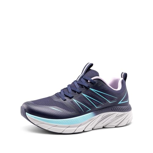 NORTIV 8 Women's Trainers Walking Shoes Running Comfortable Tennis Breathable Non Slip Athletic Gym Workout Cross Sneakers.,Size 6,Blue,SNWS246W