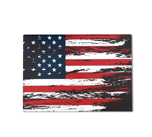 Image of Gaming Skin Compatible with HP Envy x360 16 inch (2023) - Tattered Flag - Premium 3M Vinyl Protective Wrap Decal Cover - Easy to Apply | Crafted in The USA by MightySkins