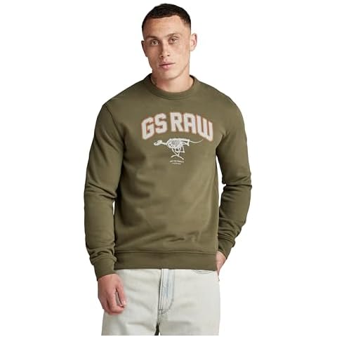 G-Star Men's Skeleton Dog Graphic Sweater Cover