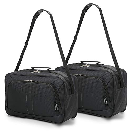 2PCS 16-inch Aerolite Carry On Hand Luggage Flight Duffle Personal Bag Underseat