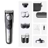 Braun Series 9 Trymer do zarostu, +12 przyborów barbera, tryb Power Boost i niezawodne ostrze ProBlade, 180 min, efekt cieniowania, pokrętło do regulacji PrecisionWheel i blokada, BT9560, chrom