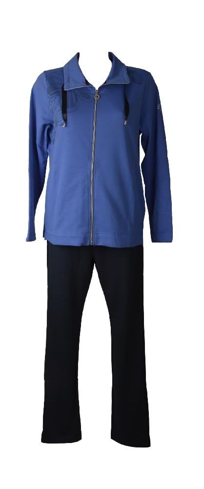 Tuta donna DYNAMIC completo tempo libero estiva aperta con zip pantalone elastico in vita articolo 8E76574
