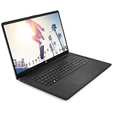 HP Laptop mit 17,3' FHD Display, AMD Ryzen 5 7520U, 8GB DDR5 RAM, 512 GB SSD, AMD Radeon-Grafik, Windows 11, QWERTZ, Schwarz inkl. 25 GB Dropbox-Speicher für 12 Monate