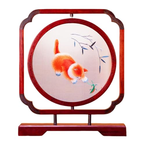 Soie 181 brodé double face peinture chinoise broderie artisanale couleur 1