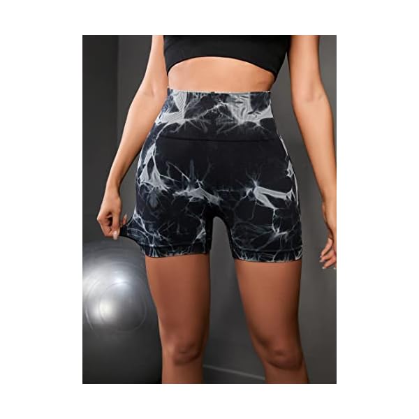 OVESPORT Workout Shorts for Women Scrunch Butt Lifting High Waisted Yoga Gym Seamless Booty Biker Shorts