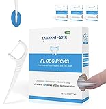 Flossers for Adults- Tooth Picks Flossers with Bristles, One End is Super Soft Floss Sticks, The Other End is Floss Brush, No Break & No Shred Floss, with Box Floss Pick Dispenser (150)