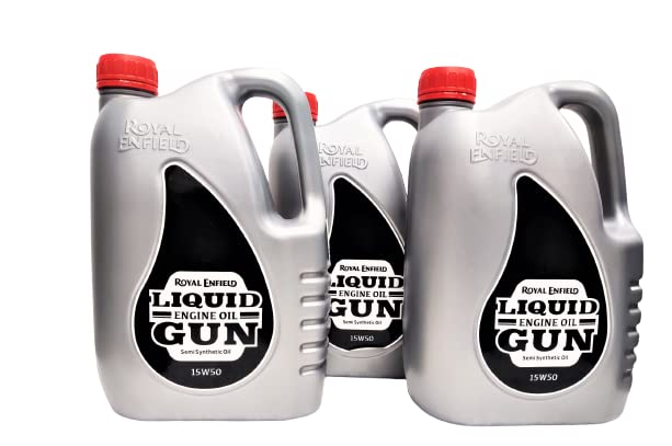 Image of LIQUID GUN ENGINE OIL Semi Synthetic 15W50 (2.5 L, Pack of 1) FOR MOTORCYCLES