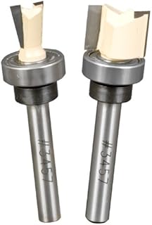 2 Piece Mini Dovetail and Straight Router Bit Set (not Included)