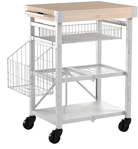Carrinho-estante Dobrável de Metal Kitchen Craft