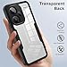 Ephoou for Xiaomi Redmi Note 13 Pro Plus 5G Clear Case with Screen Protector, Dual Layer Full Body Shockproof Dustproof All-Inclusive Cover Case Redmi Note 13 Pro Plus 5G QB-Black