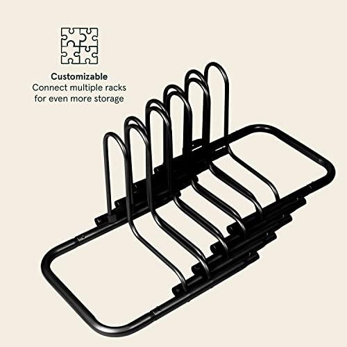 Image of Retrospec Stash Rack 2, 4 & 5 Bike Floor Stand Bicycle Storage Organizer for Mountain Bike, Road Bike, Weather Resistant Fine Powder Steel Coating Fits Wheels up to 3 inch | for Mountain Bike, Road Bike, Weather Resistant, Fits Wheels up to 3 inch