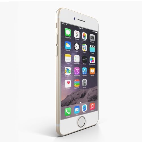 Image of Original Smartphone Compatible with Apple iPhone 6 Gold (64GB Storage with 1-Year Warranty)