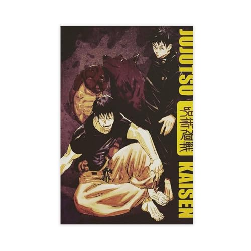 BLJKHTGG Jujutsu Kaisen - Lienzo decorativo de anime oscuro para pared, 20 x 30 cm