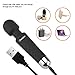 Oreadex Upgraded Personal Wand Massager – 5 Speeds 20 Patterns – USB Rechargeable and Handheld for Full Body Massage - Perfect for Relieve Muscle Tension, Back, Neck Soreness, Sports Recovery