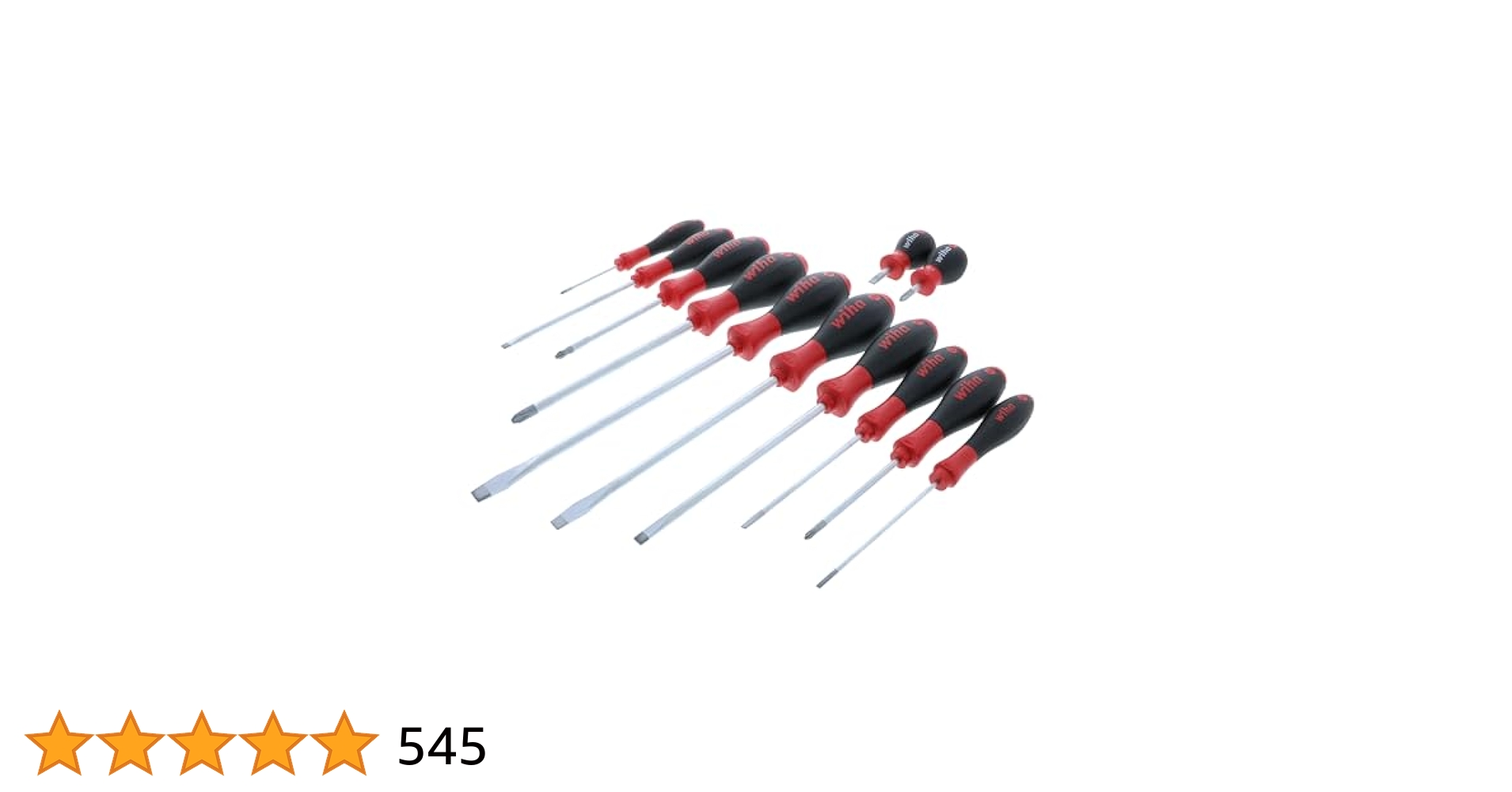 Amazon.com: Wiha 30291 SoftFinish Grip ScrewDriver Set