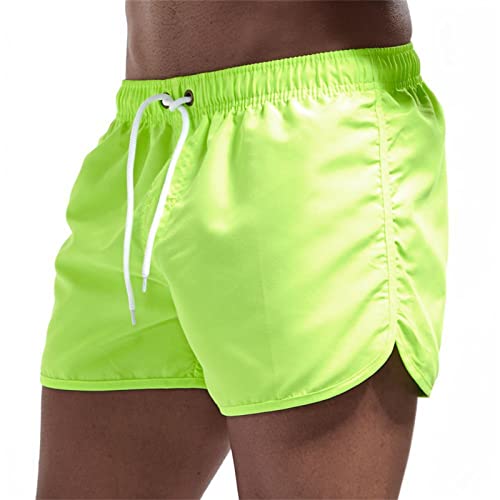 Shorts de baño deportivos de hombre con cintura elástica miniatura 5