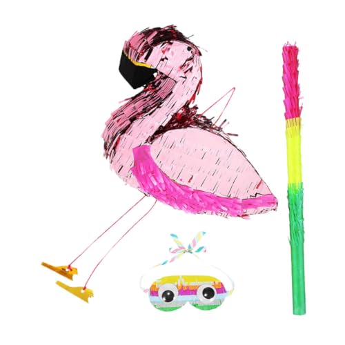 ABOOFAN 1Set Flamingo for Tropical Parties Includes Stick for Birthday Decorations Fun Interactive Game for Lightweight