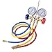 Produktbild CarBole Kältemittel Manifold Gauge Set R134A Kältemittel-Manifold-Messgerät Set Diagnose-A/C Klimaanlage mit Schlauch und Haken für R12 R22 R502