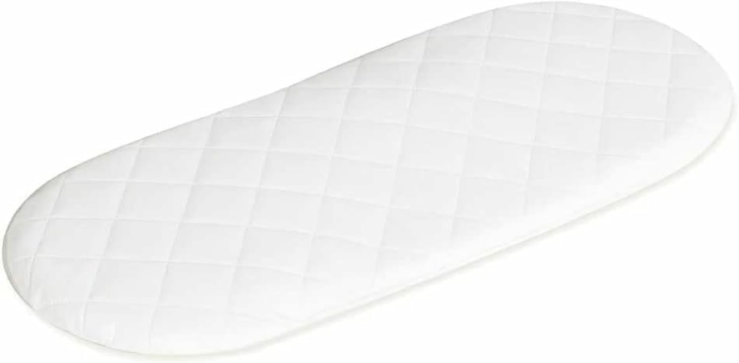 Matelas pour bébé avec housse matelassée à coins arrondis pour landau Venicci 75 x 32 cm