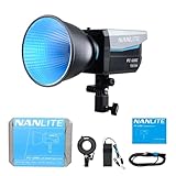 NANLITE FC-120C 撮影用ライト 出力145W フルカラー RGBW 色温度2700-7500K CRI95 USB-PD対応 定常光 アプリ操作 FMマウント LEDスタジオライト スポットライト ライブ配信/記念撮影/スタジオ撮影 国内正規品