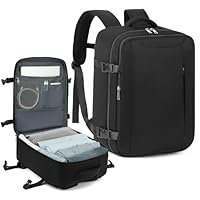 VMIKIV Bagage Cabine 45x36x20 pour Easyjet Sac à Dos Voyage Cabine Avion Femme 32L Bagage à Main sous Le Siège pour Ordinateur Portable 15,6 Pouces