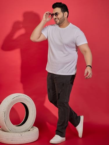 Image of Bigbanana Plus Size Men's Regular Fit Washed Jeans