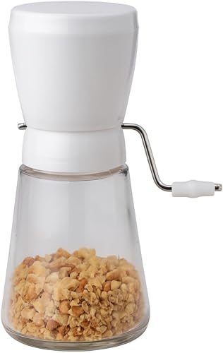 HIC Harold Import Co HIC - Picadora manual de tuercas color blanco