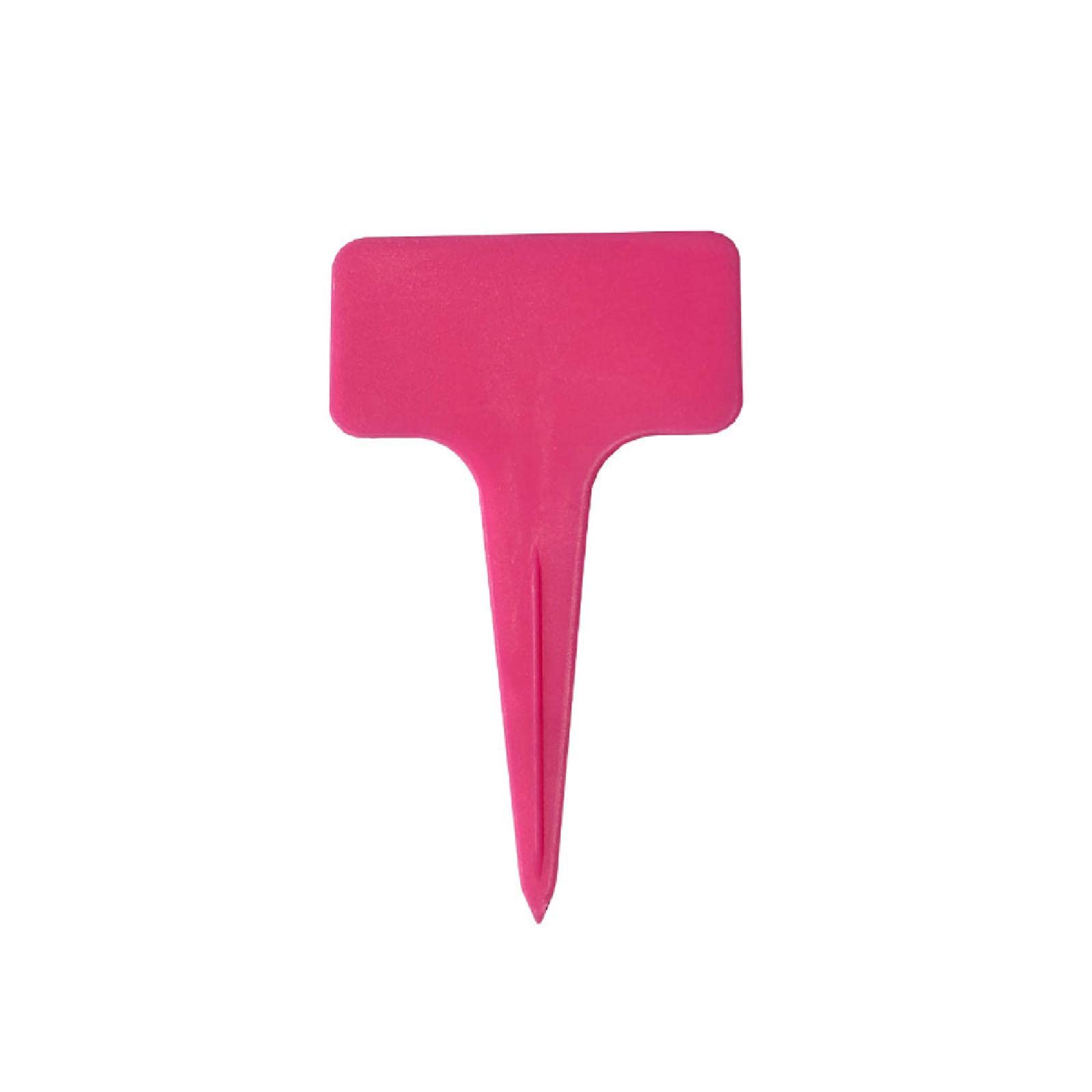 20PCS Plastic Plant Labels & Tags T-Type Waterproof Garden Markers, Strong Plant Markers for Vegetable Plants, Fruits, Flowers 2.4 x 3.9 Inch Pink