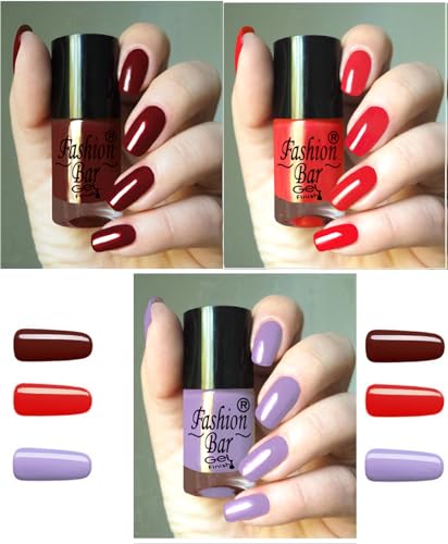 Fashion Bar Set of 12 Gel Finish Nail Polishes (COMBO- SET- 20) - Image 5